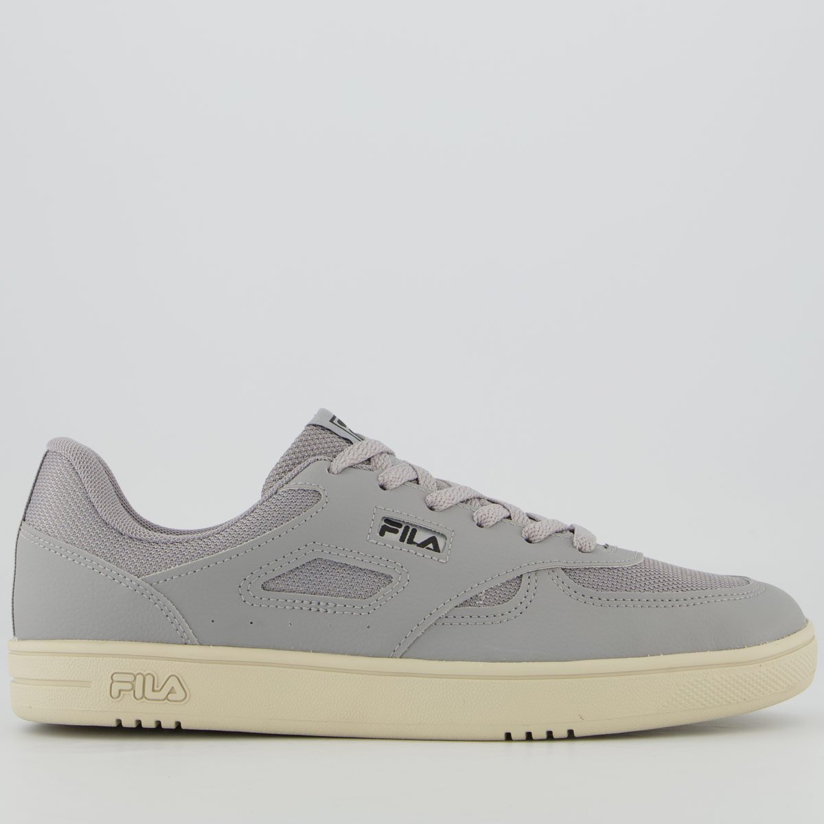 Tênis Fila Court 85 Cinza e Preto