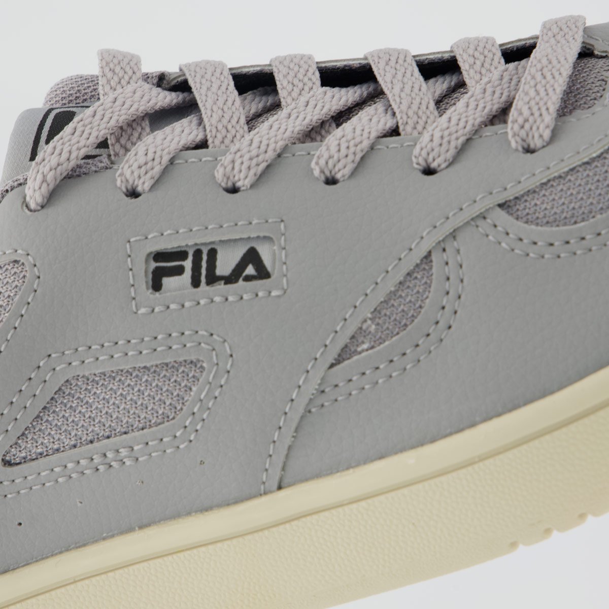 Tênis Fila Court 85 Cinza e Preto Cinza 7