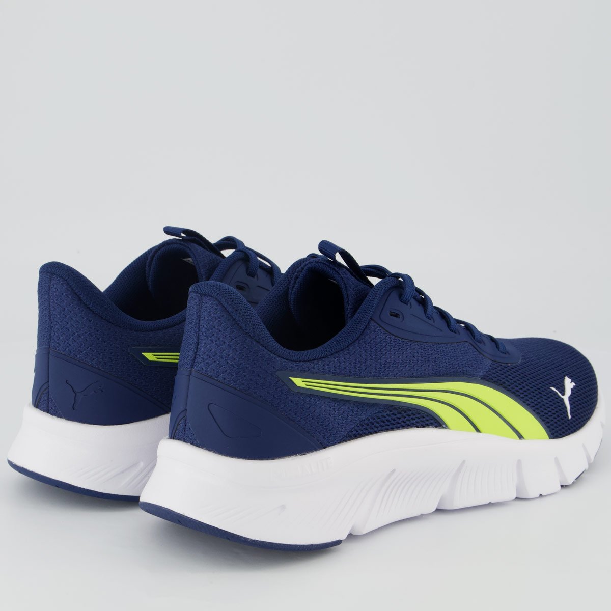 Tênis Puma Flexfocus Lite Modern Infantil Marinho e Verde Azul Marinho 3