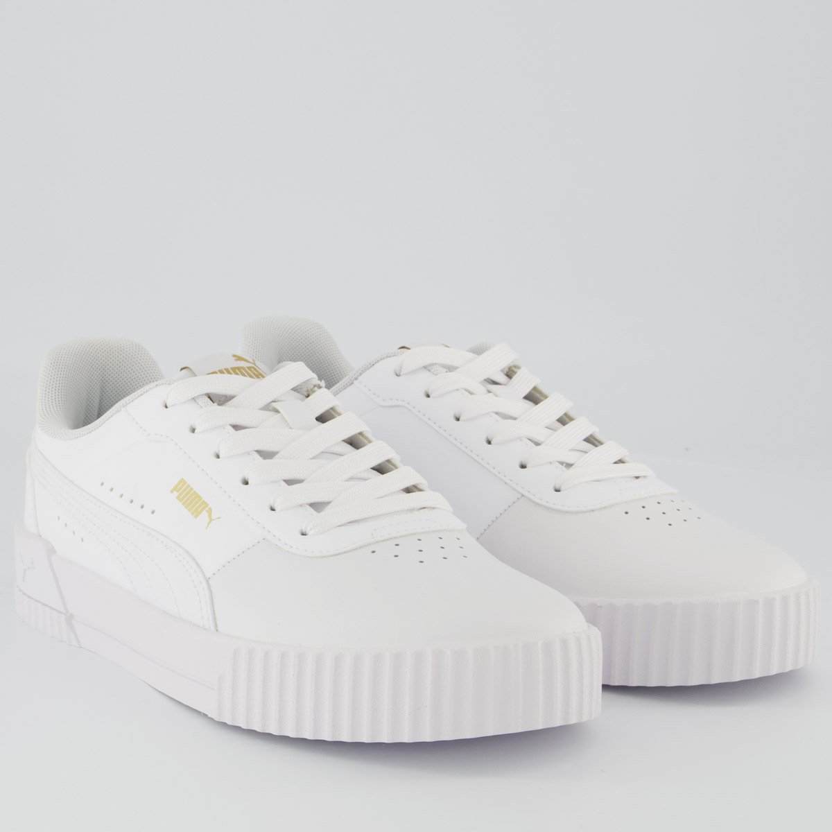 Tênis Puma Nyra SD BDP Feminino Branco e Dourado Branco 2