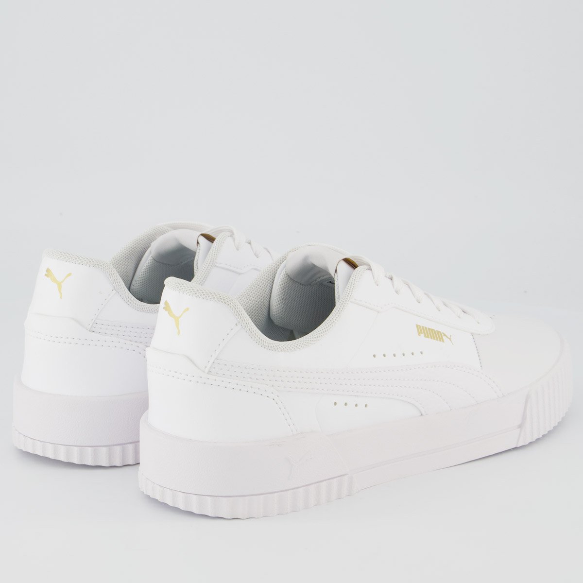 Tênis Puma Nyra SD BDP Feminino Branco e Dourado Branco 3
