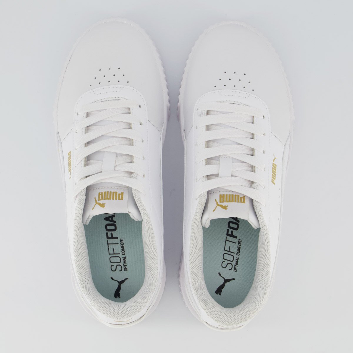 Tênis Puma Nyra SD BDP Feminino Branco e Dourado Branco 4
