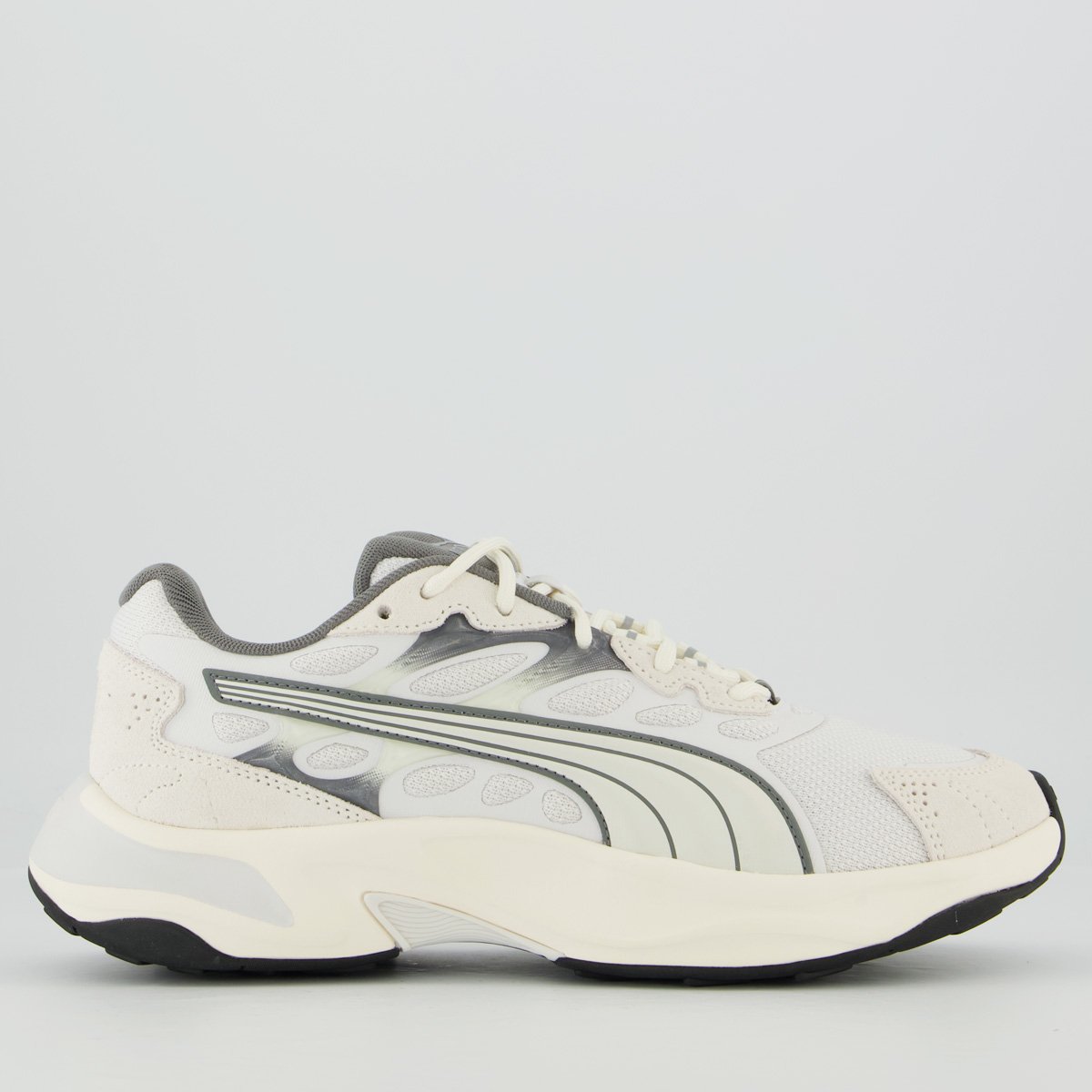 Tênis Puma Insphere Branco e Cinza