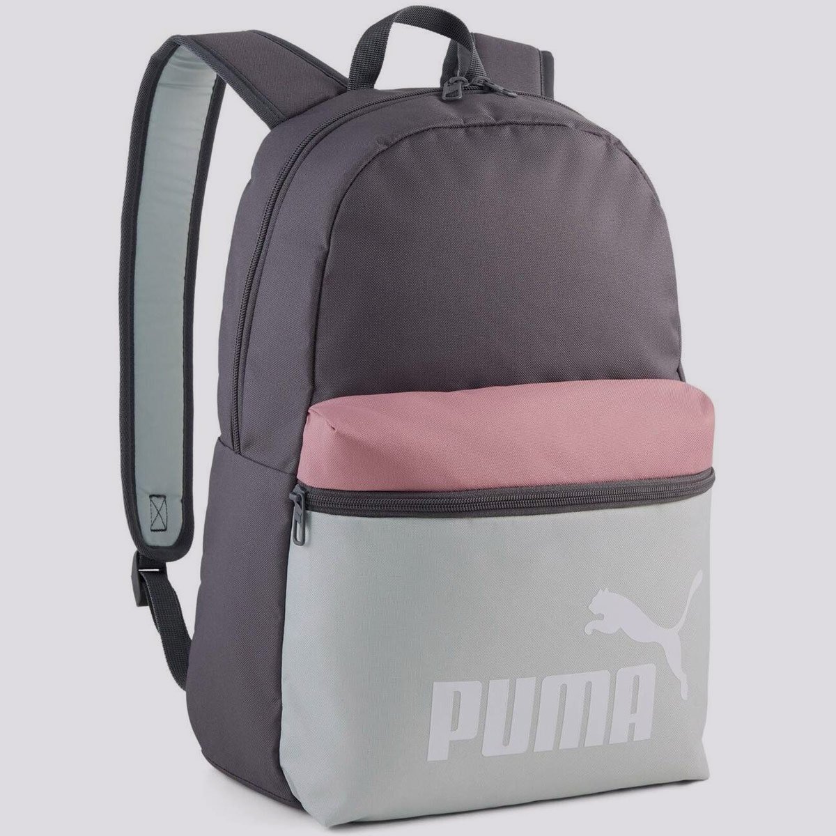 Mochila Puma Phase Color Block Cinza e Verde Cinza/Verde 2
