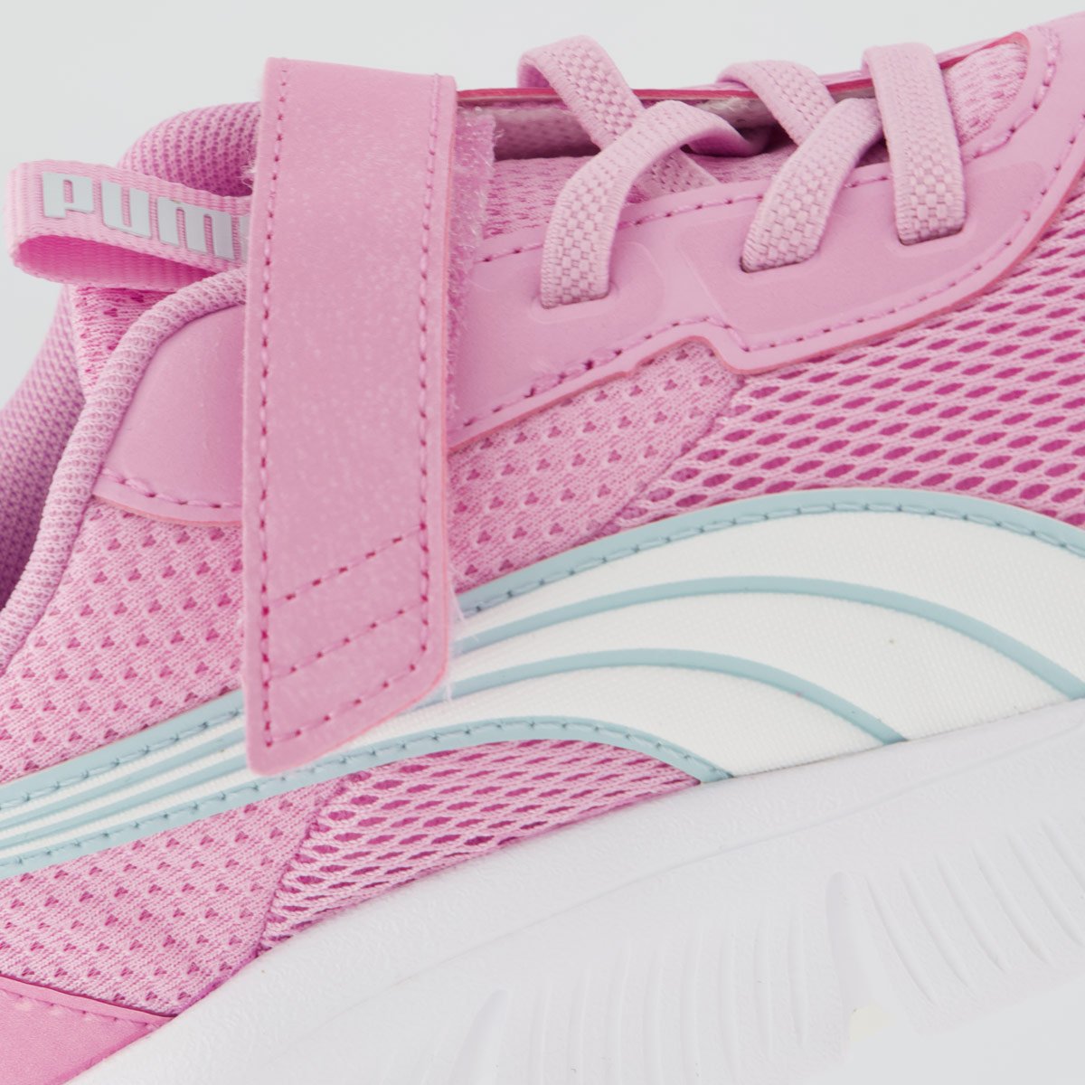Tênis Puma Flexfocus Modern Faded Glow Ac+Ps Infantil Rosa Rosa 7