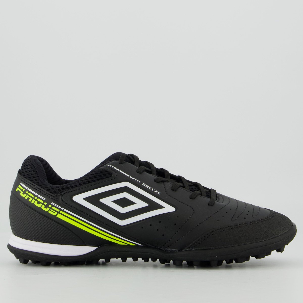 Chuteira Umbro Furious Society Preta e Verde