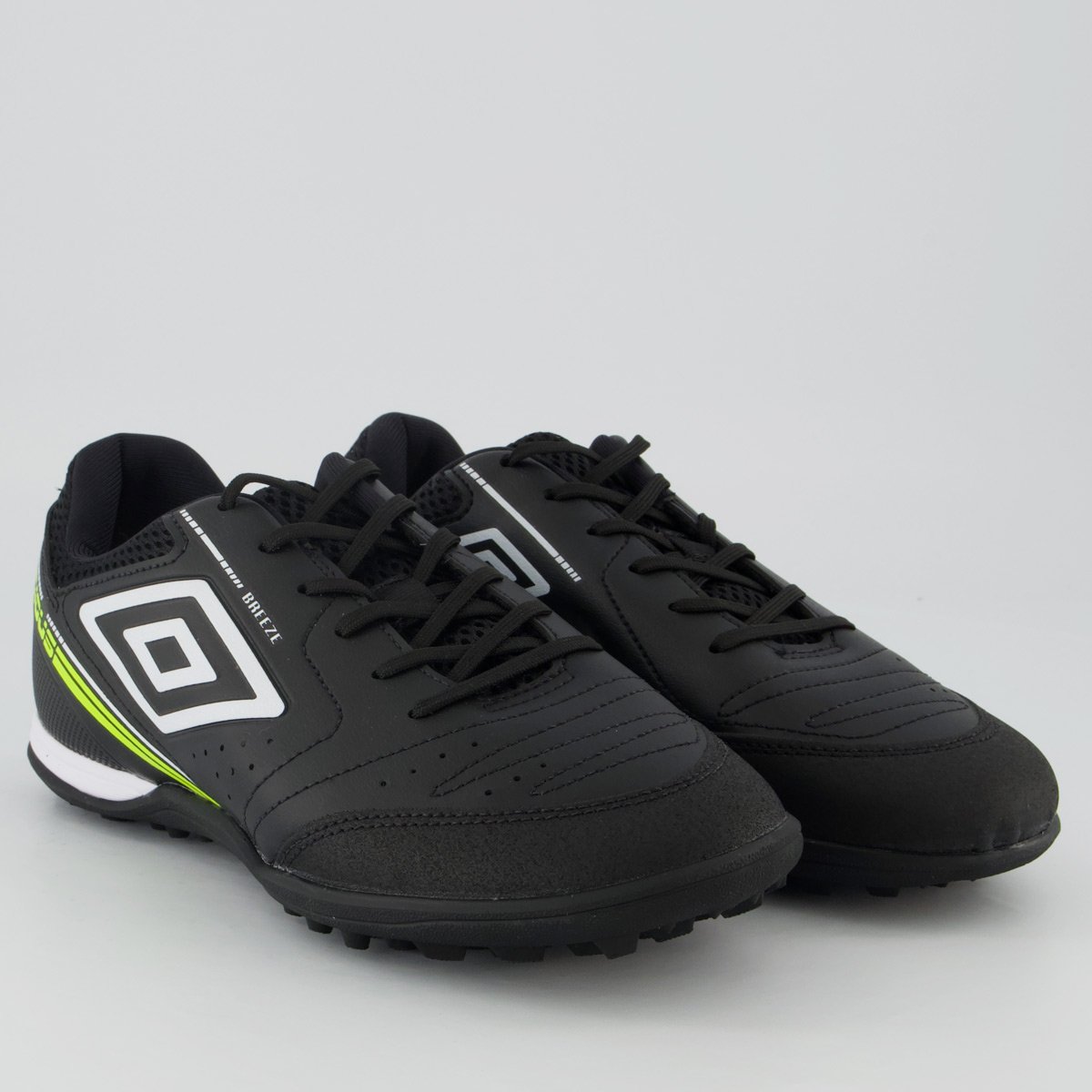 Chuteira Umbro Furious Society Preta e Verde Preto 2