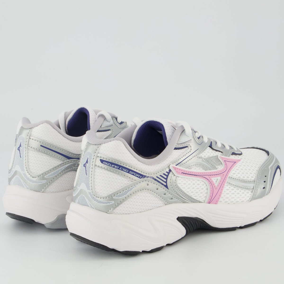Tênis Mizuno CSD Sport Feminino Branco e Rosa Branco 3