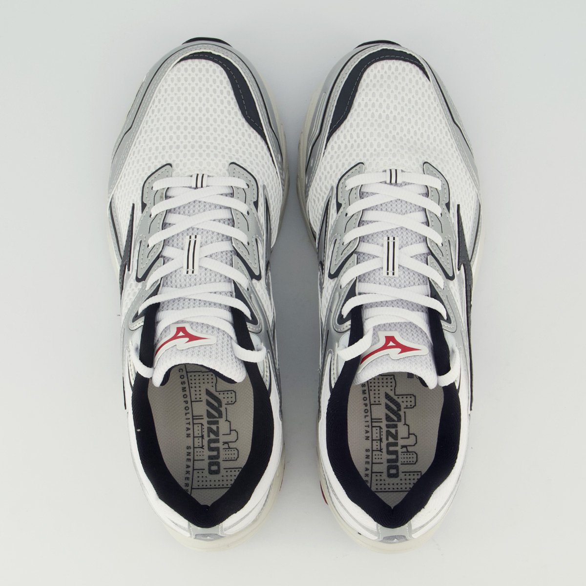 Tênis Mizuno CSD Sport Branco e Prata Branco/Prata 4