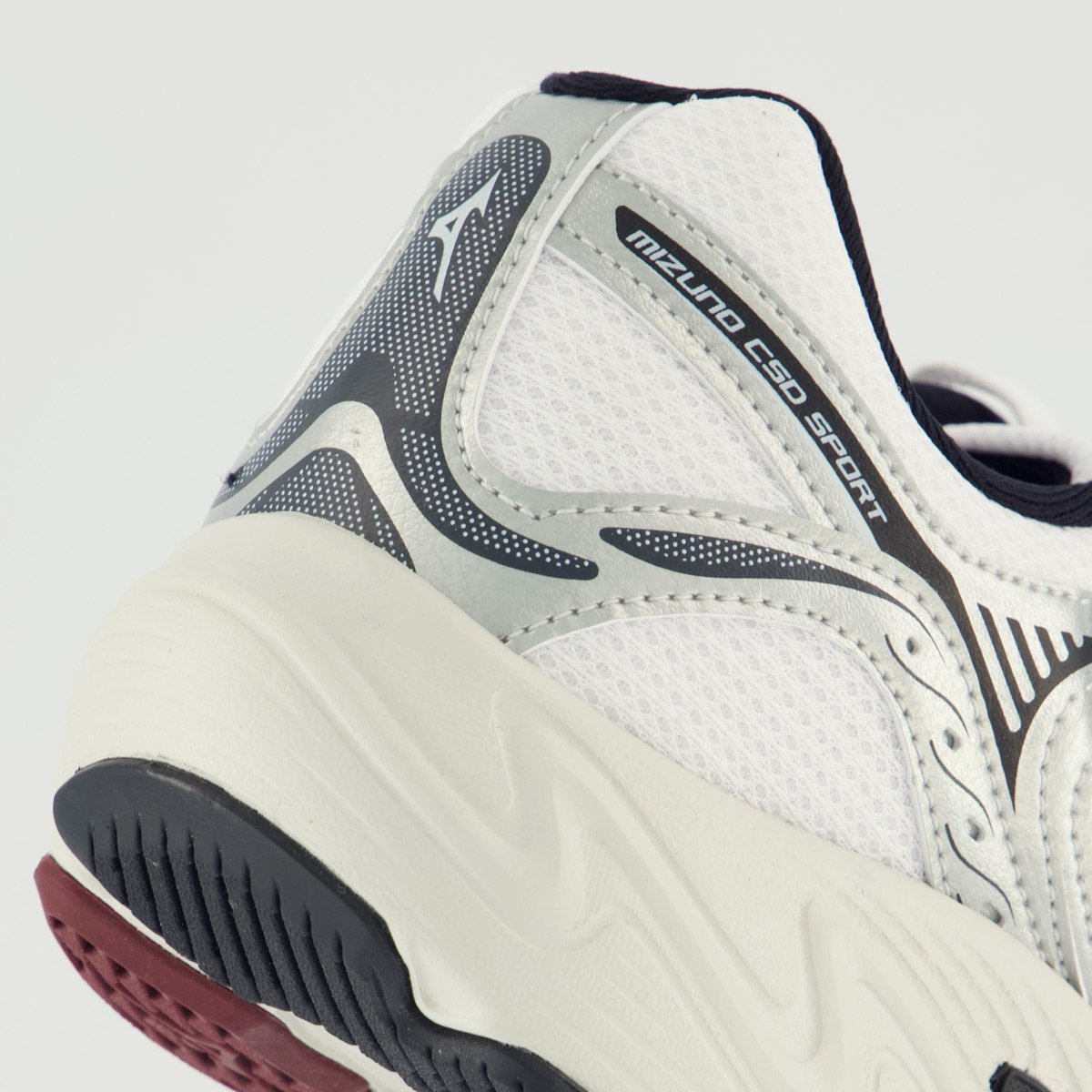 Tênis Mizuno CSD Sport Branco e Prata Branco/Prata 6