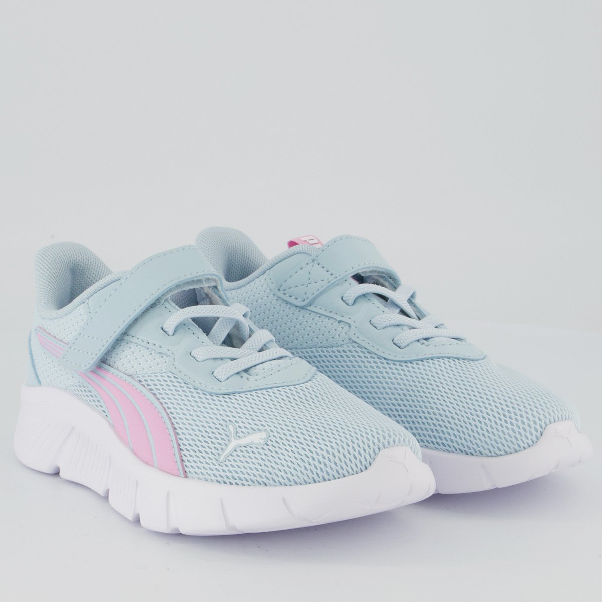 Tênis Puma Flexfocus Modern Ac Infantil Azul e Rosa Azul 2