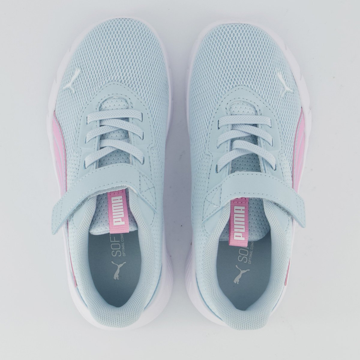 Tênis Puma Flexfocus Modern Ac Infantil Azul e Rosa Azul 4