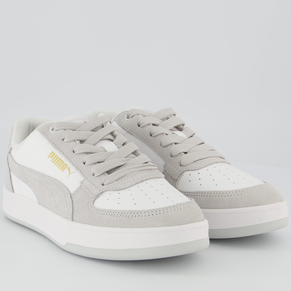 Tênis Puma Caven 2.0 Mono Wns Bdp Feminino Branco e Cinza Branco/Cinza 2