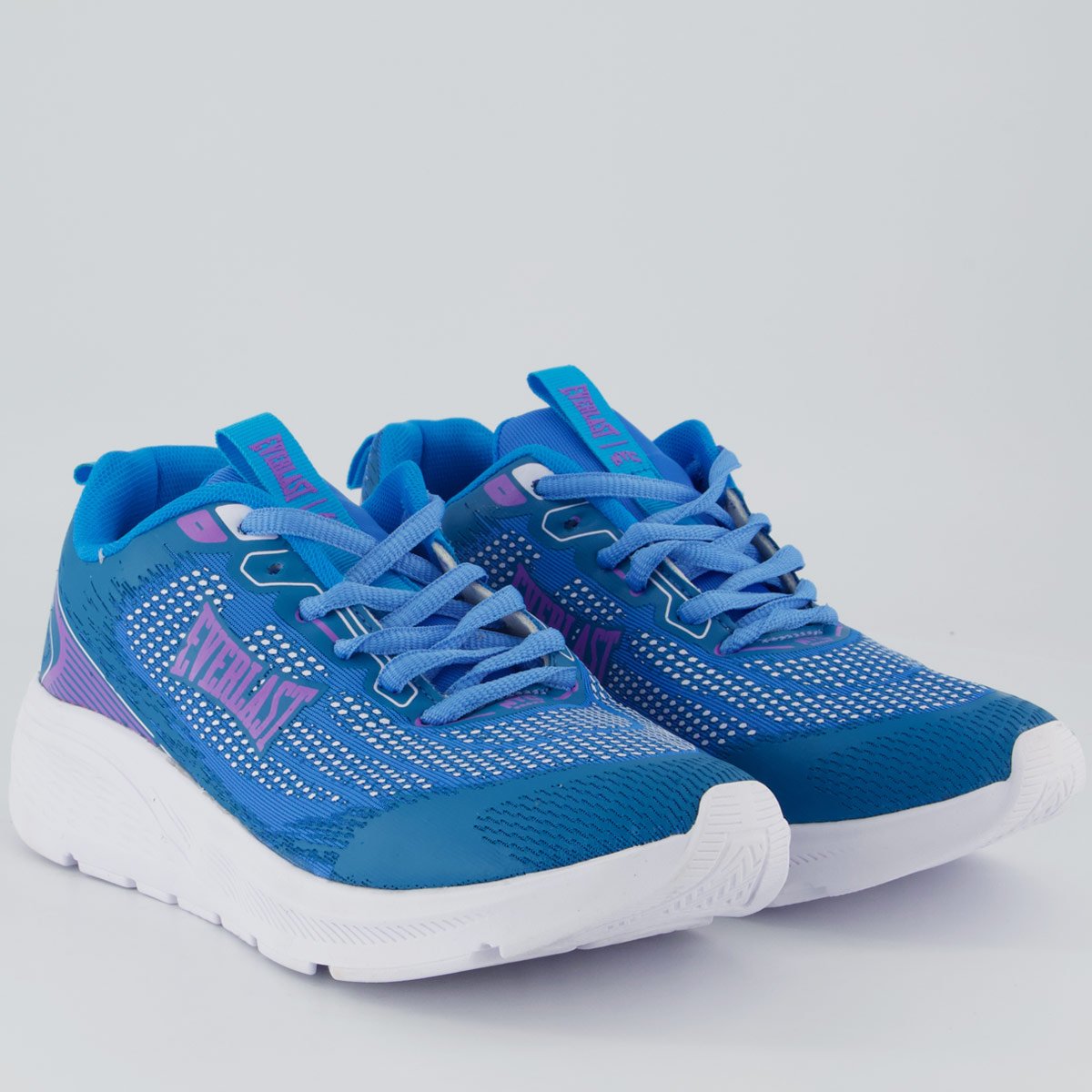 Tênis Everlast Wildcat Feminino Azul e Lilás Azul 2
