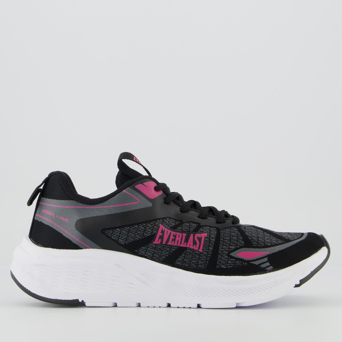 Tênis Everlast Hokus Feminino Preto e Rosa