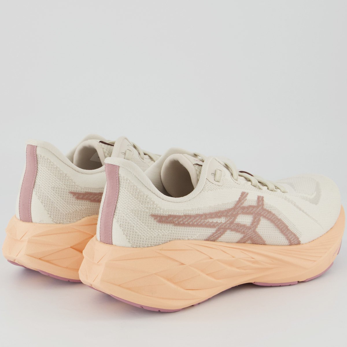 Tênis Asics Dynablast 6 SE Feminino Off White e Rosa Off White 3
