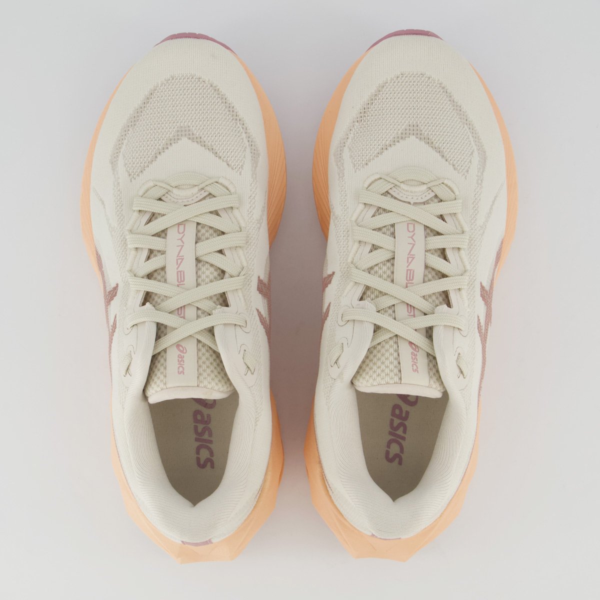 Tênis Asics Dynablast 6 SE Feminino Off White e Rosa Off White 4