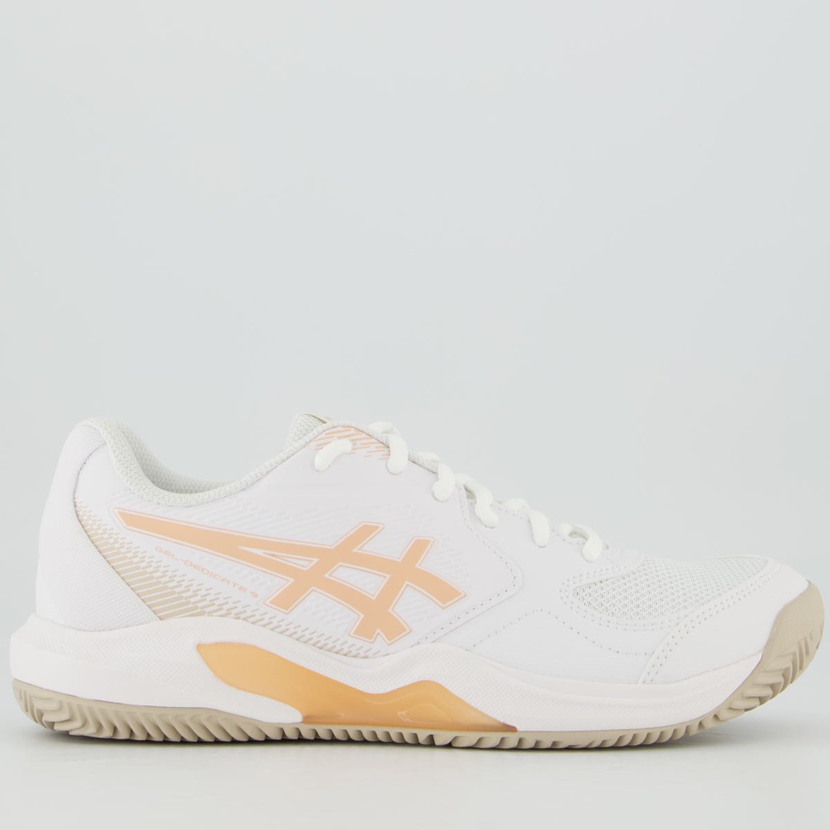 Tênis Asics Gel Dedicate 9 Clay Feminino Branco