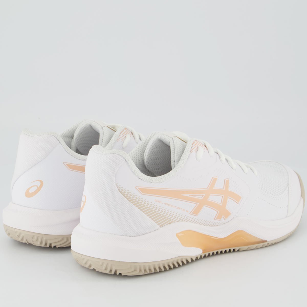 Tênis Asics Gel Dedicate 9 Clay Feminino Branco Off White 3