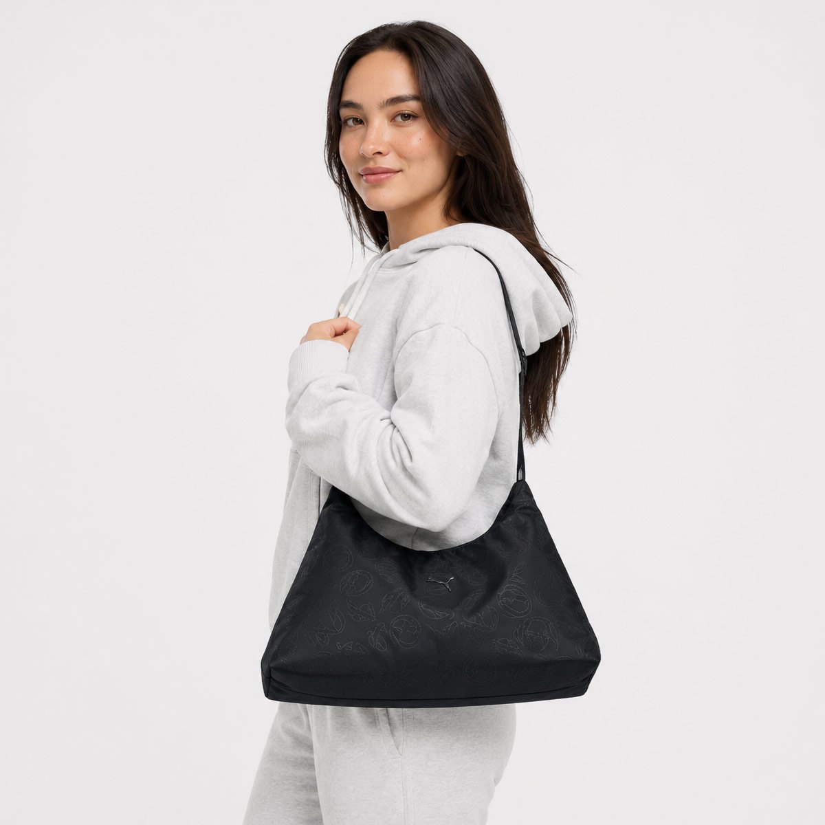 Bolsa Puma Pop Medium Tri Preta