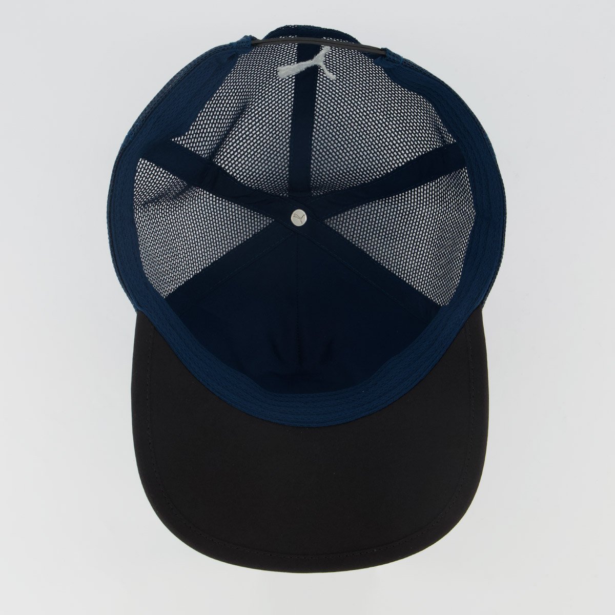 Boné Puma Ferrari Trucker Logo Azul Petróleo Azul 4