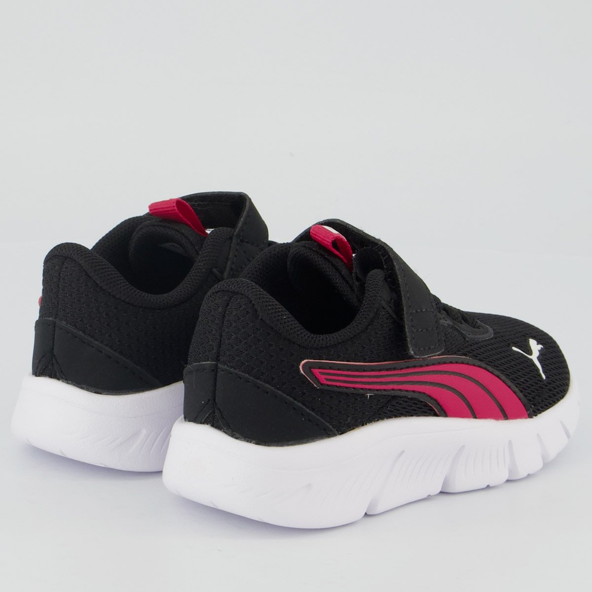 Tênis Puma Flexfocus Modern Ac Infantil Preto e Rosa Preto 3