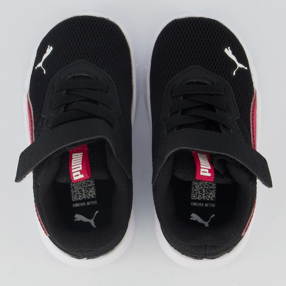 Tênis Puma Flexfocus Modern Ac Infantil Preto e Rosa Preto 4