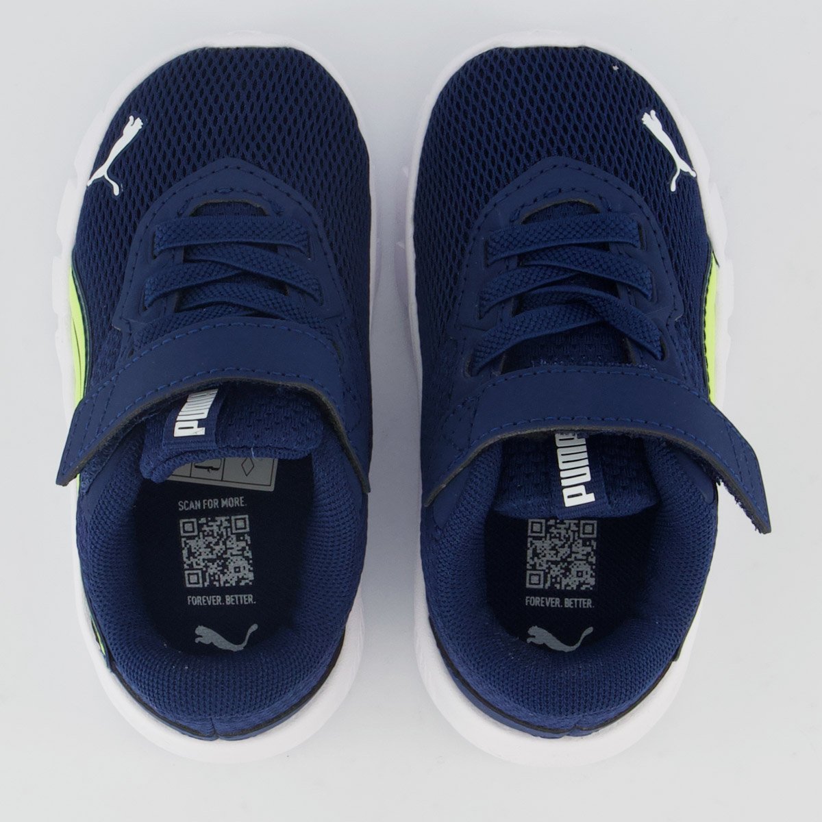 Tênis Puma Flexfocus Modern Ac Infantil Azul e Verde Azul 4