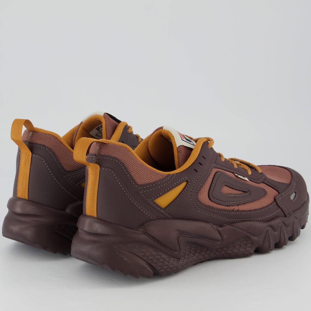 Tênis Fila Venture Tracer Lite Marrom e Amarelo Marrom 3