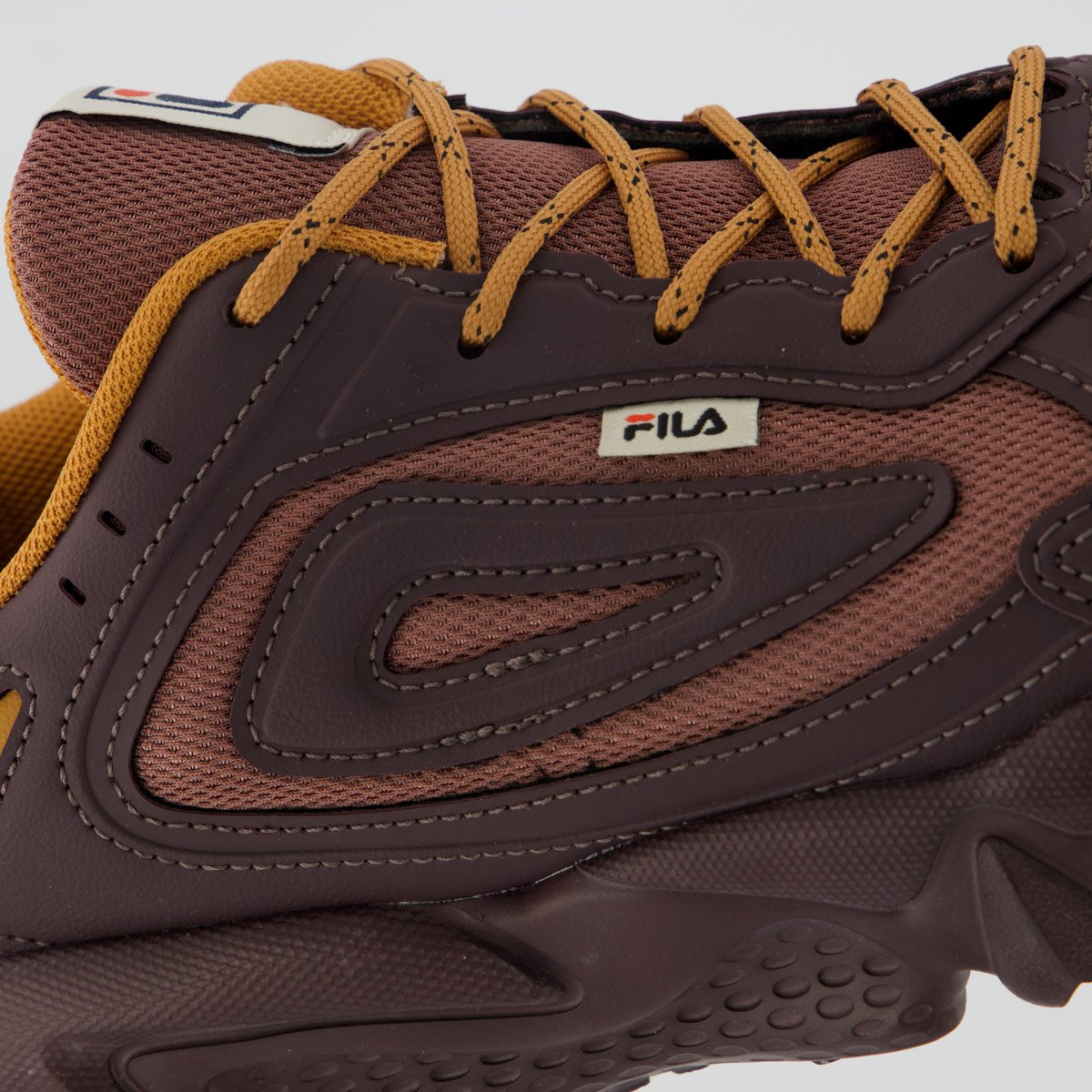 Tênis Fila Venture Tracer Lite Marrom e Amarelo Marrom 7
