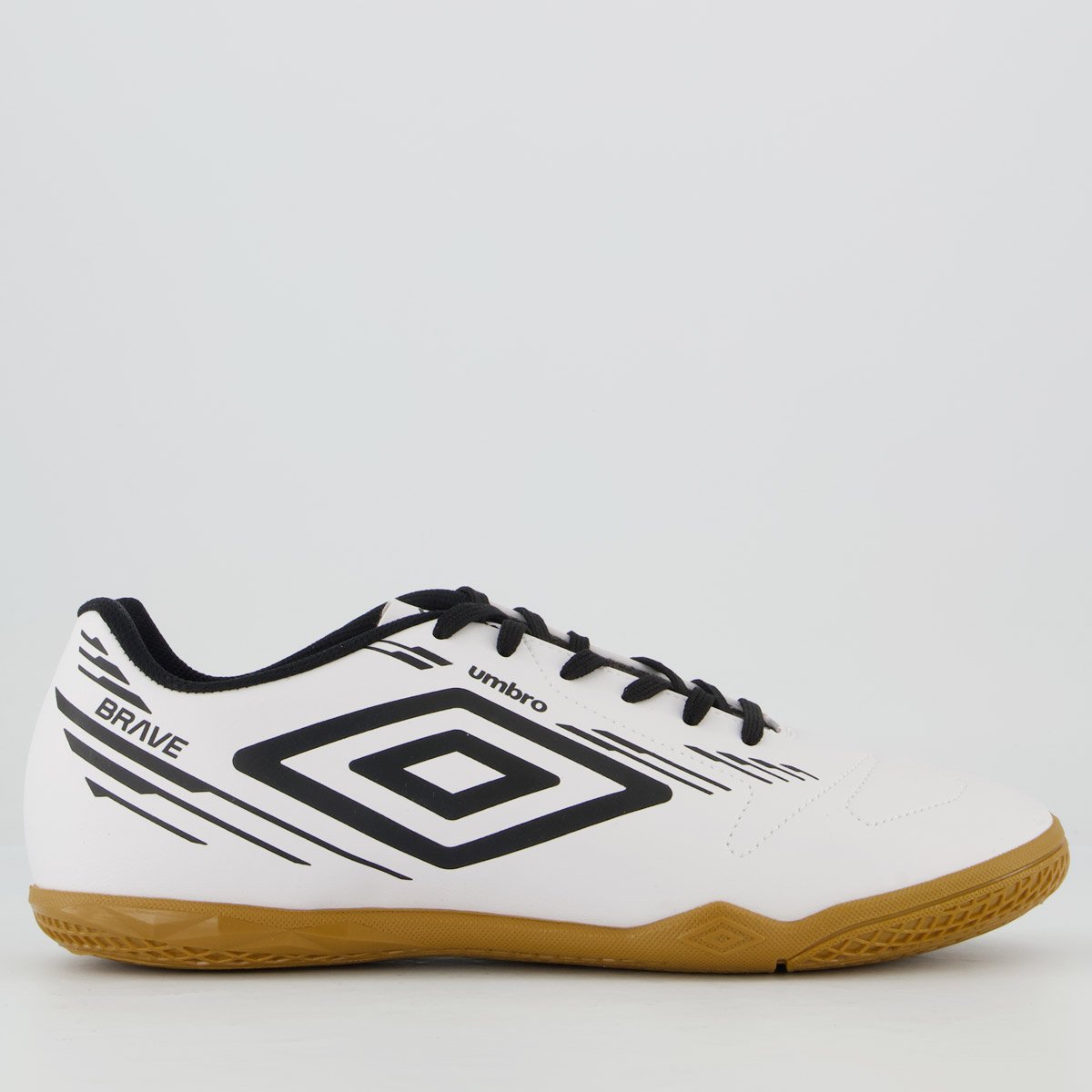 Chuteira Umbro Brave Futsal Branca e Preta