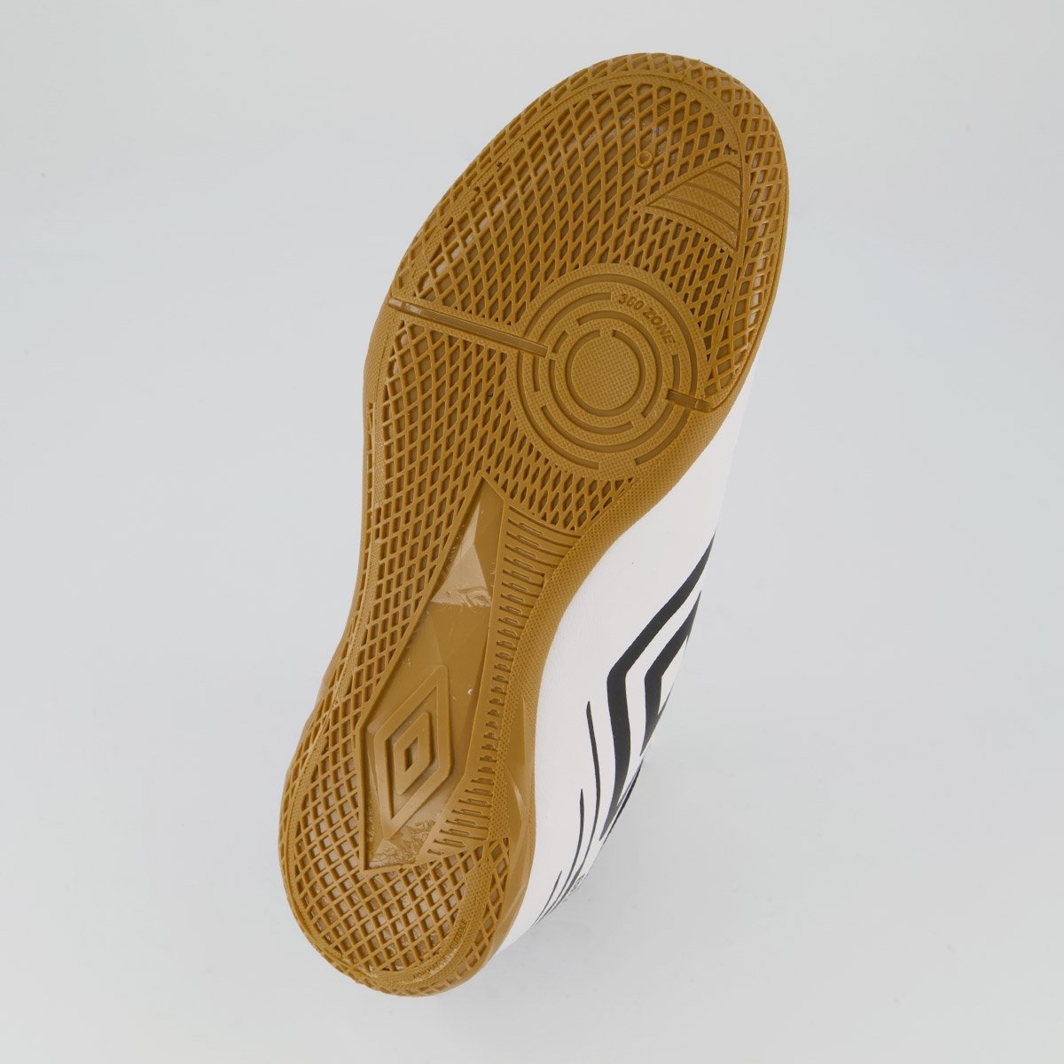 Chuteira Umbro Brave Futsal Branca e Preta Branco 5