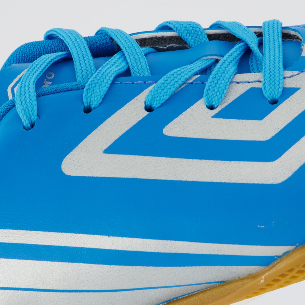 Chuteira Umbro Kick Futsal Juvenil Azul e Prata Azul 7
