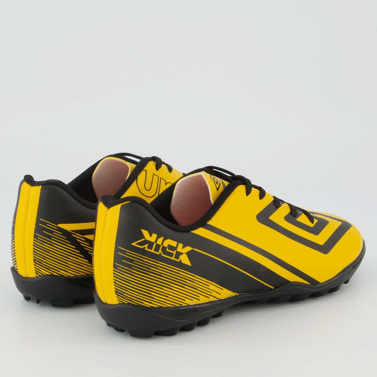 Chuteira Umbro Kick Society Juvenil Amarela e Preta Amarelo 3