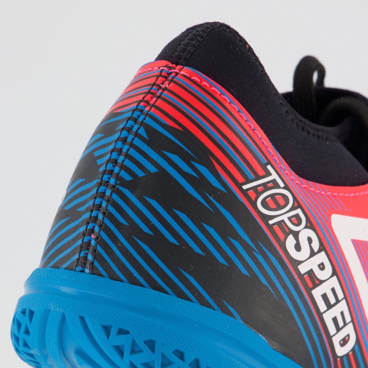 Chuteira Umbro Top Speed League Futsal Rosa e Azul Rosa 6