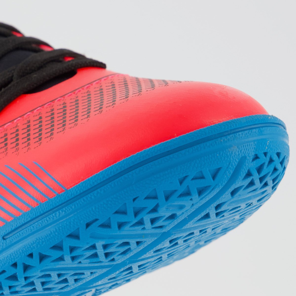 Chuteira Umbro Top Speed League Futsal Rosa e Azul Rosa 8