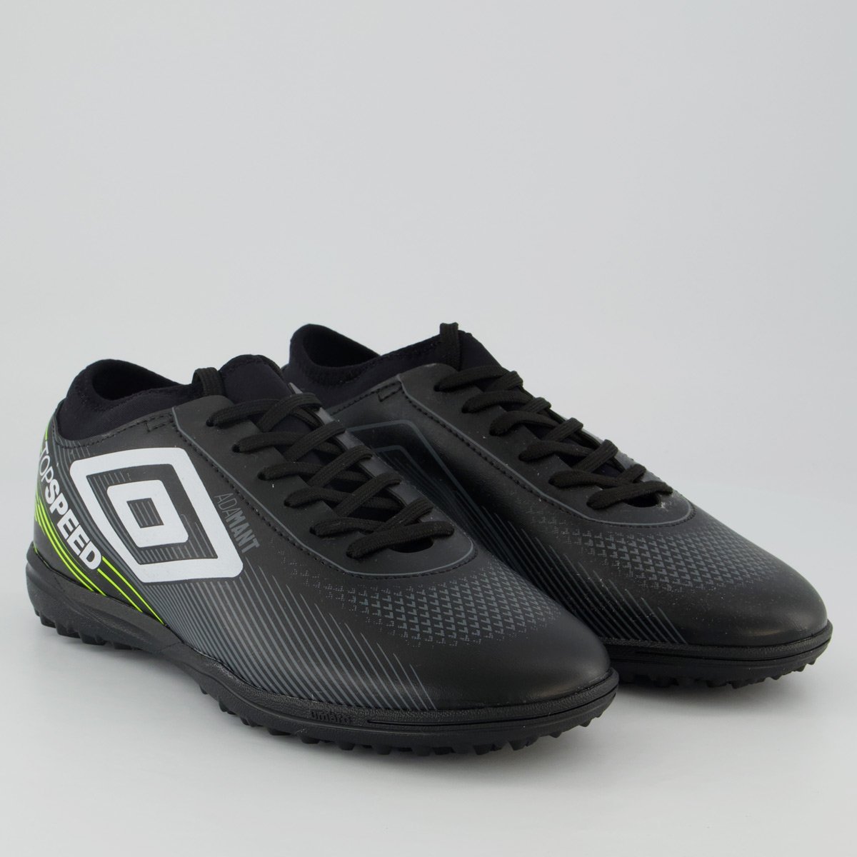Chuteira Umbro Top Speed League Society Preta e Branca Preto 2