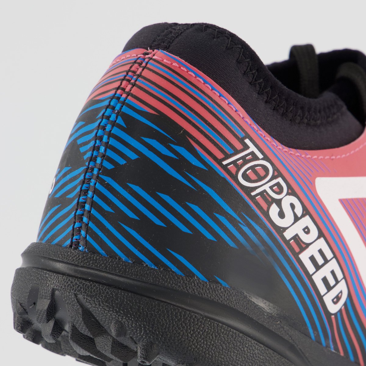 Chuteira Umbro Top Speed League Society Rosa e Preta Rosa 6