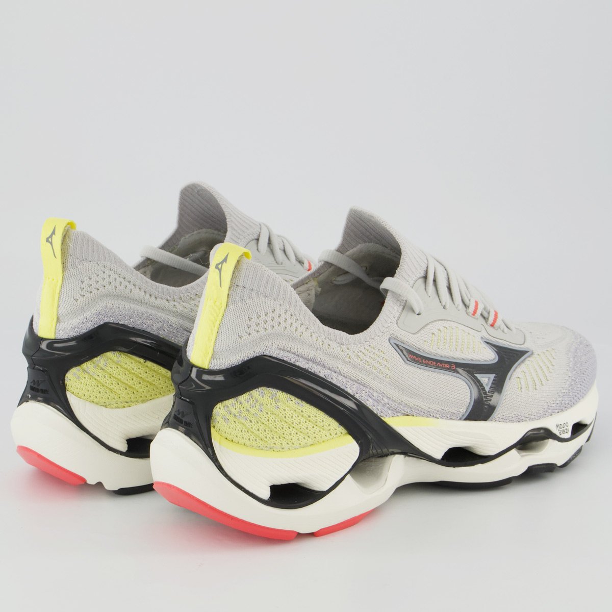 Tênis Mizuno Wave Endeavor 3 Feminino Cinza e Preto Cinza 3