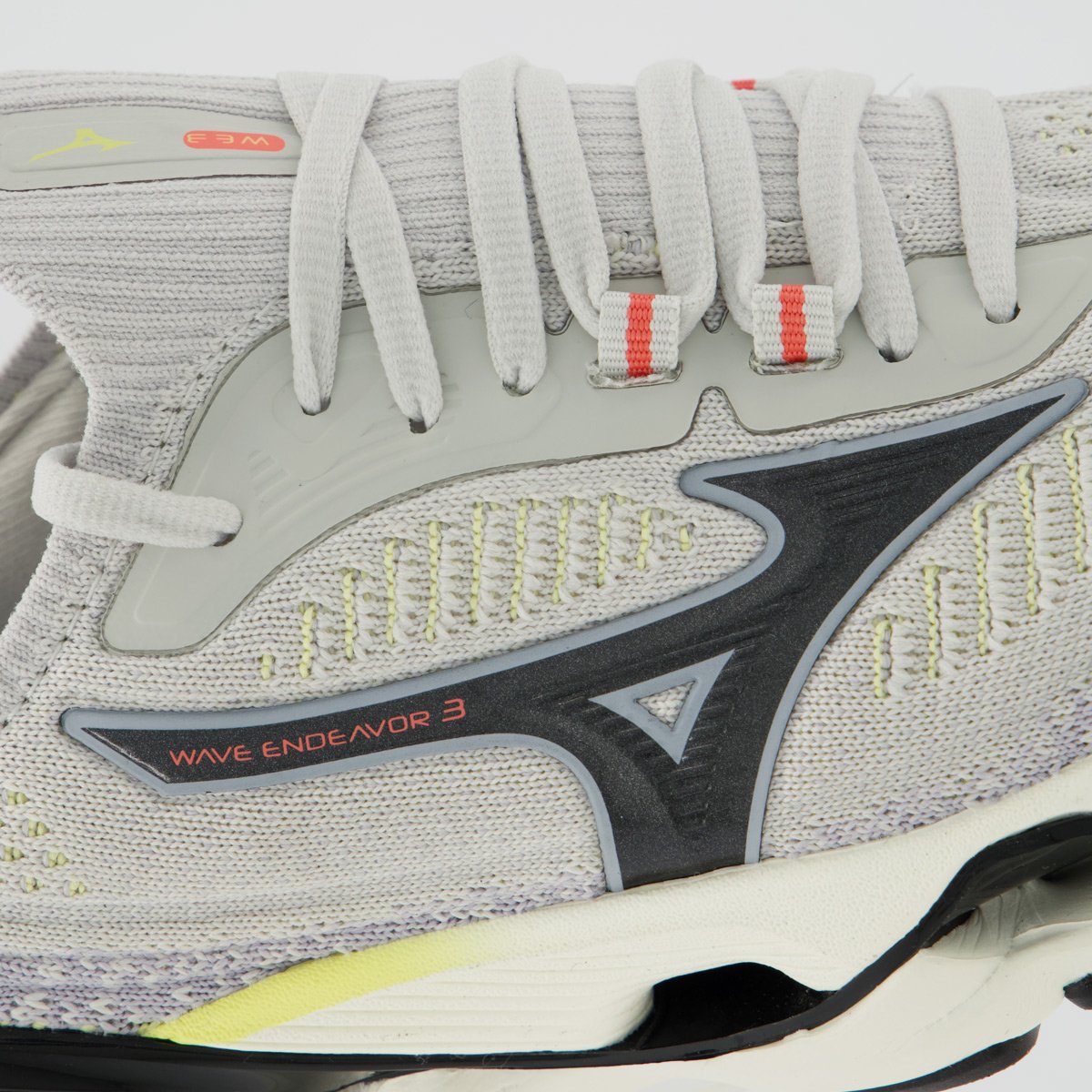 Tênis Mizuno Wave Endeavor 3 Feminino Cinza e Preto Cinza 7