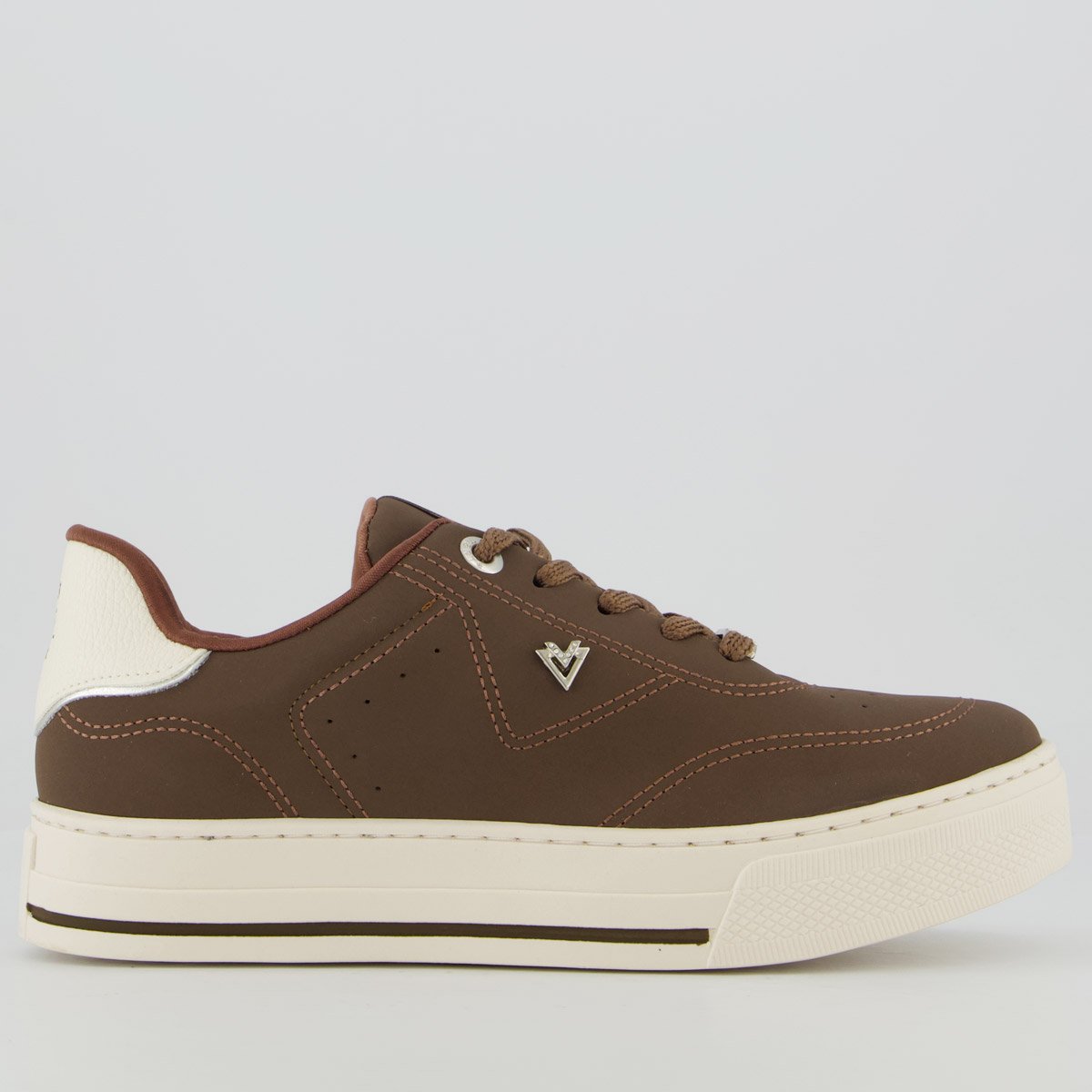 Tênis Via Marte V027 Feminino Marrom Escuro