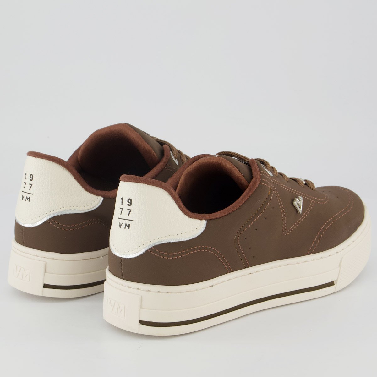 Tênis Via Marte V027 Feminino Marrom Escuro Marrom 3