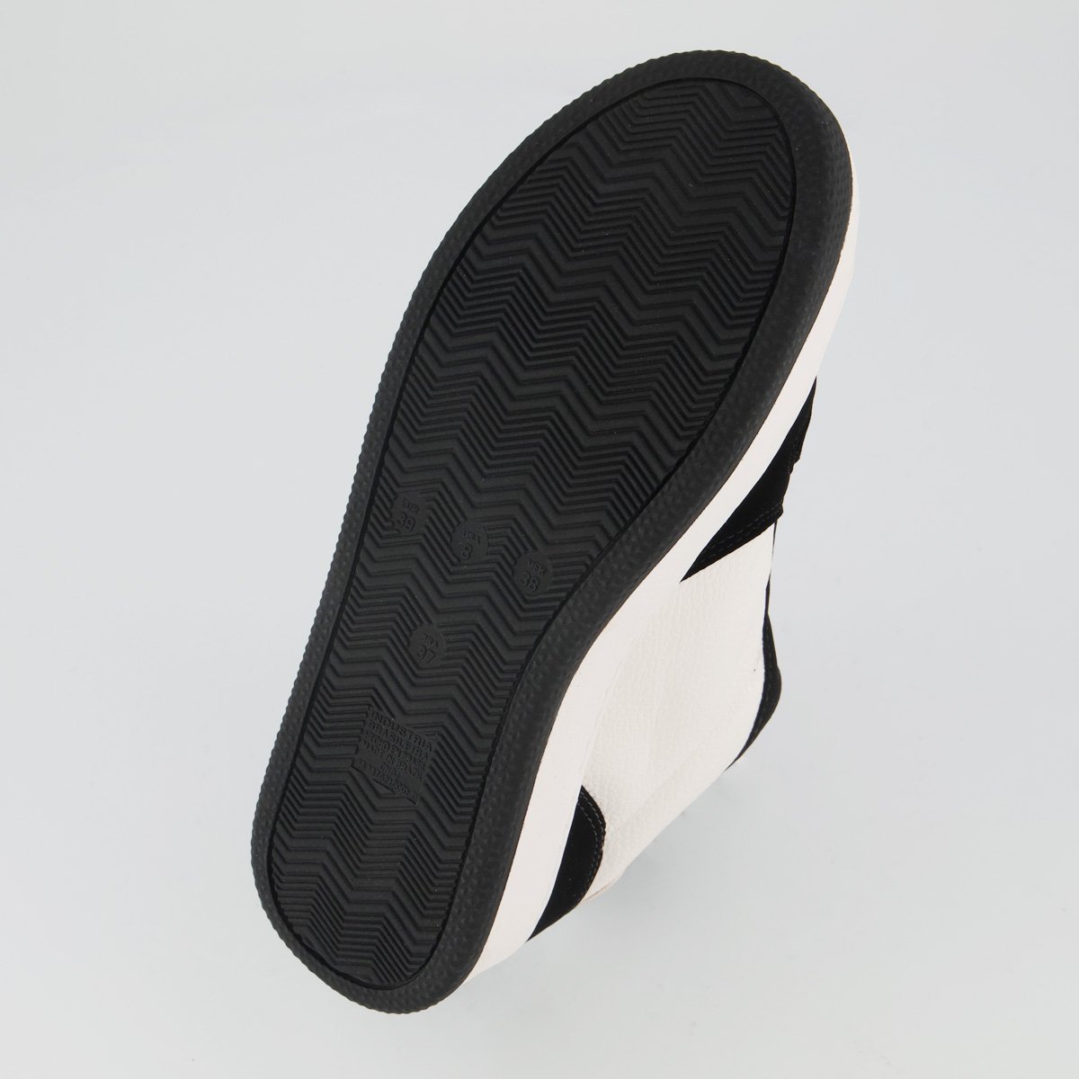 Tênis Via Marte V209 Feminino Branco e Preto Branco/Preto 5