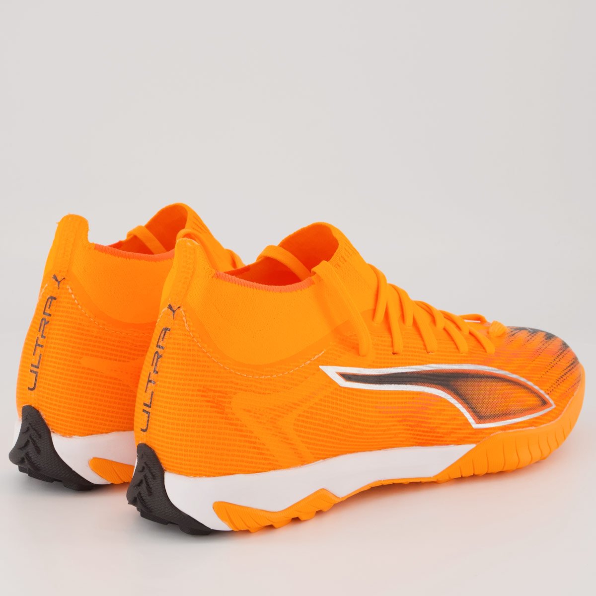 Chuteira Puma Ultra 6 Match+ TT Society Laranja e Preta Laranja 3