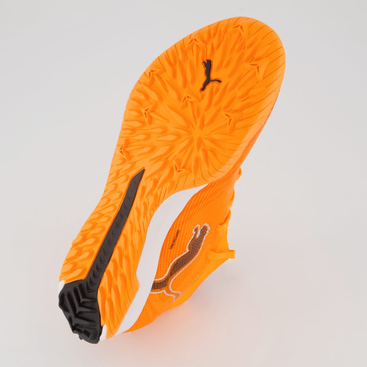 Chuteira Puma Ultra 6 Match+ TT Society Laranja e Preta Laranja 5