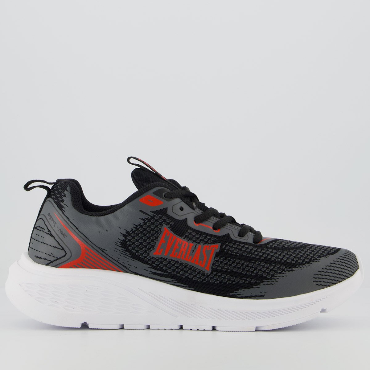 Tênis Everlast Wildcat Preto e Vermelho