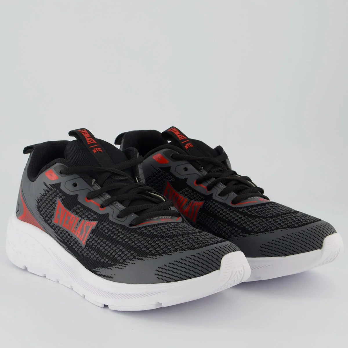 Tênis Everlast Wildcat Preto e Vermelho Preto 2