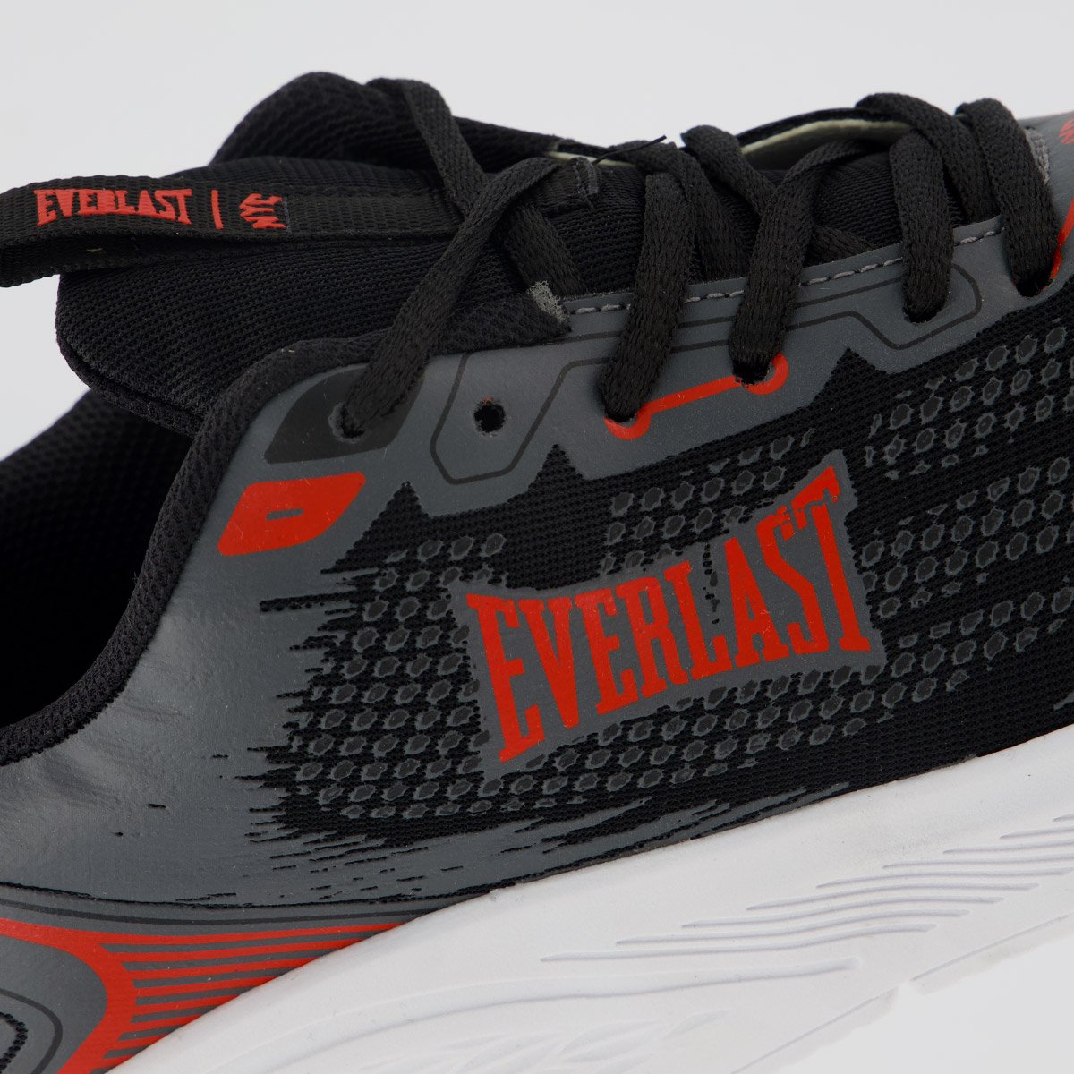 Tênis Everlast Wildcat Preto e Vermelho Preto 7