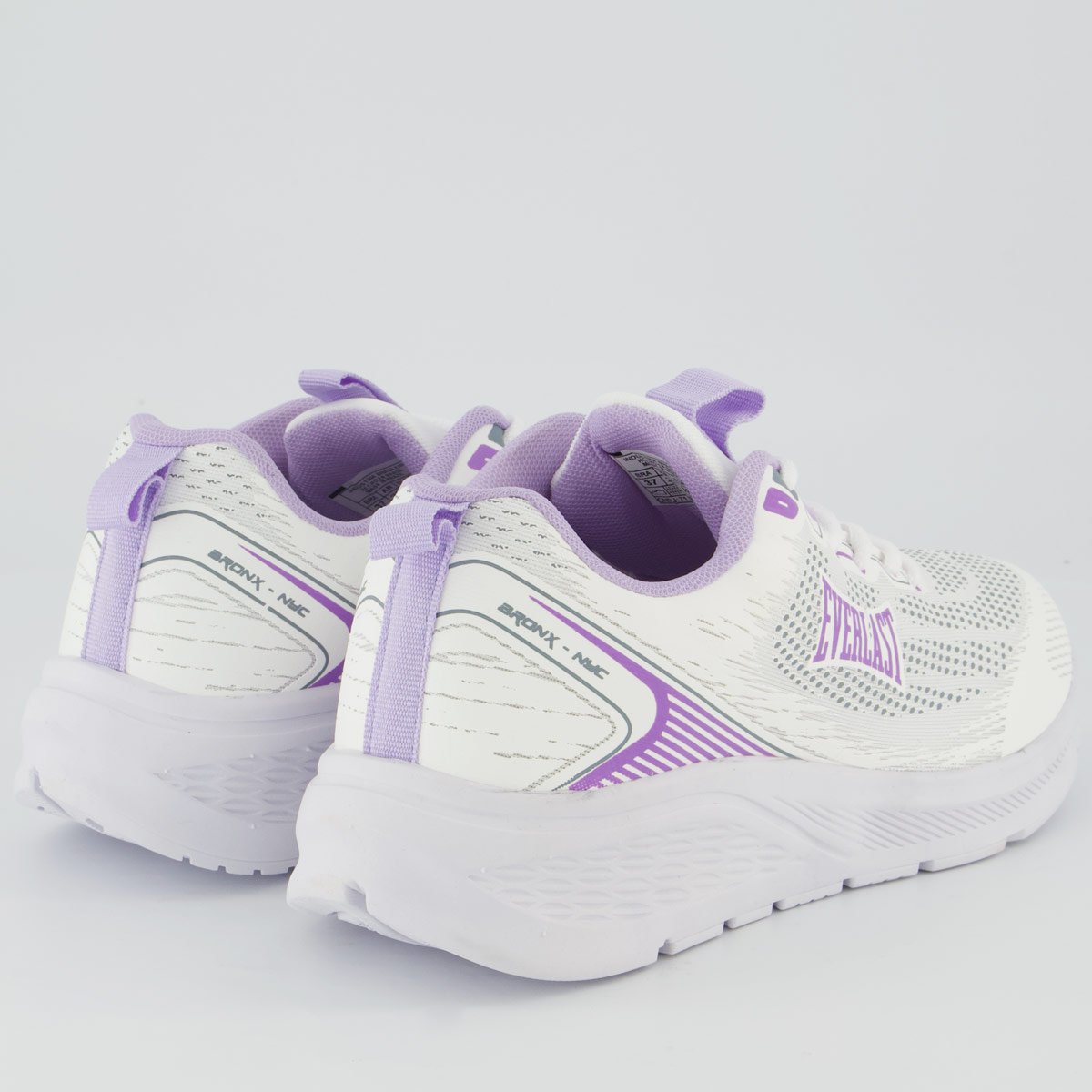 Tênis Everlast Wildcat Feminino Branco e Lilás Branco 3