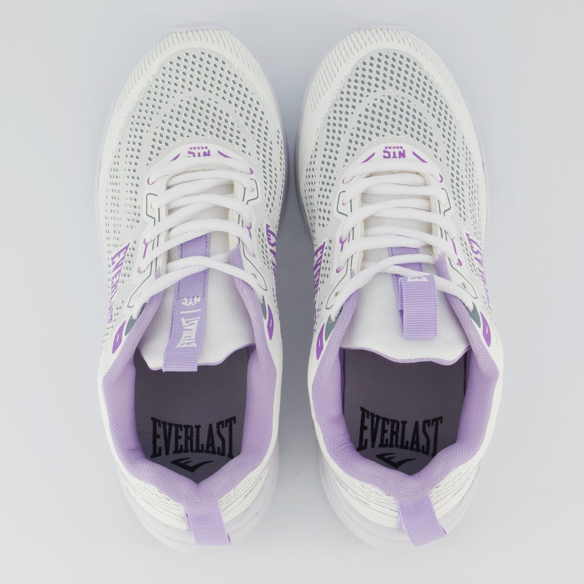 Tênis Everlast Wildcat Feminino Branco e Lilás Branco 4